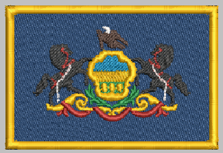 Pennsylvania Flag Patch