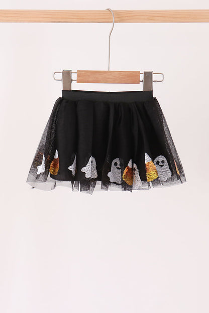 Black candy ghost sequin tutu skirts