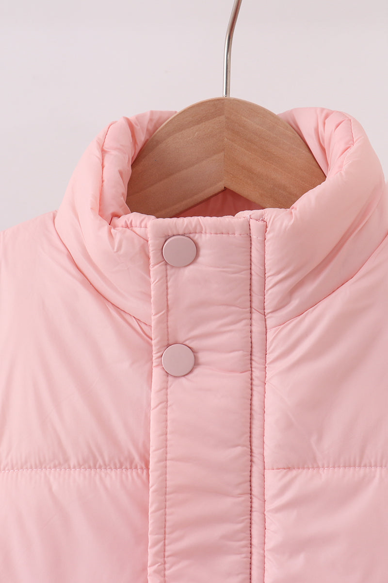 Pink mom&me puffer vest