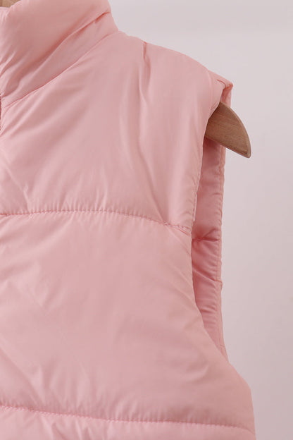 Pink mom&me puffer vest