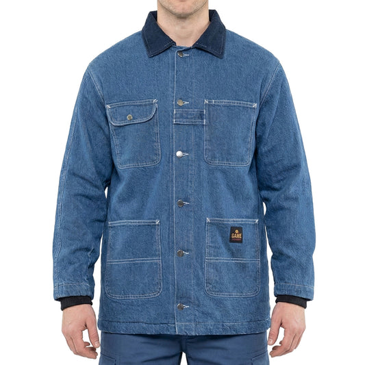 The Denim Chore Coat Style 1950
