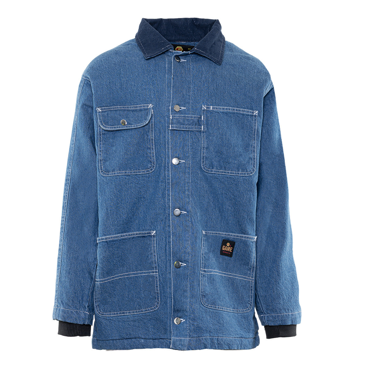 The Denim Chore Coat Style 1950
