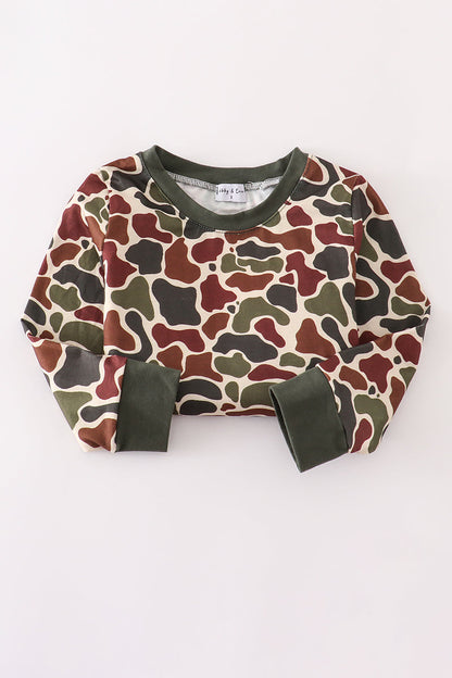 Camouflage dad&me sweatshirt