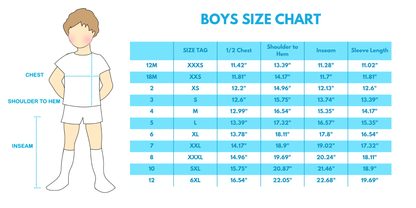 Blue Crab Embroidered Checkered Shorts Set